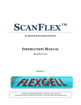 ScanFlex™ Instruction Manual - Flexcell International Corp.
