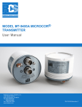 MODEL MT-9485A MICROCOR® TRANSMITTER User Manual