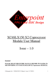 XC6SLX150 X2 Coprocessor Module User Manual