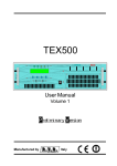 TEX500 LCD