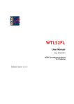 WTLS2FL Manual, English