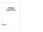 PORTABLE CD-REWRITER Installation Manual