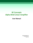 Alpha 8410 User Manual