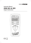 IDM 503 & 505 - Electrocomponents