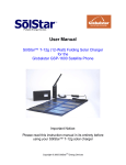 SolStar T-12 User Manual