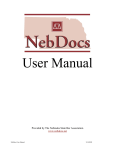 NebDocs User Manual
