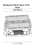 Ilumipanel 180 IP Optic 15/30 RGB User Manual Rev. 3