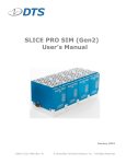 SLICE PRO SIM (Gen2.5) User`s Manual