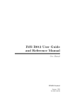 User Manual - IMS B012 User Guide and Reference
