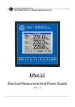 Elnet LT - User Manual - Elnet best Power and energy quality