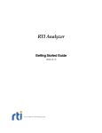 RTI Analyzer Getting Started Guide