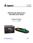 4600 Swath Bathymetry and Side Scan Sonar