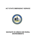 act state emergency service navigate in urban and rural environments