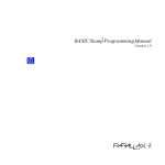 BASIC Stamp Programming Manual
