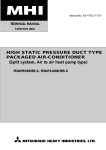 HIGH STATIC PRESSURE DUCT TYPE PACKAGED AIR