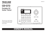 CD-GT2 User Manual