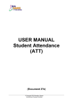 User Manual - Student Attendance
