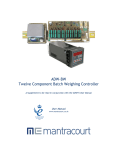 ADW-BW Twelve Component Batch Weighing Controller