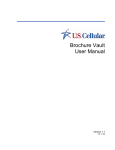 Brochure Vault User Manual - US Cellular Brochure Vault