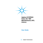 Agilent G1676AA Fiehn GC/MS Metabolomics RTL Library