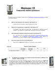 Meinzer II FAQs