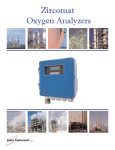 ZKM Rev 1 - Zircomat Oxygen Analyzers