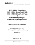 IDX110M00 (Barefoot) IDX110M01 (Barefoot ECO