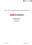 User Manual For HIKVision DS-7616 Analogue CCTV Recorder