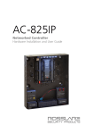 AC-825IP Hardware Installation and User Guide