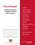 Viewsonic PJD5122 DLP Projector User Guide Manual