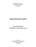 Appointment-Plus LifeSpark Manual v2