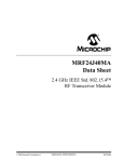 MRF24J40MA Data Sheet