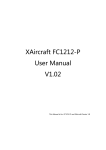 XAircraft FC1212-P User Manual V1.02