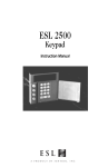 ESL 2500 User Manual