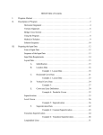 BDGM Table of Contents I. Program Abstract