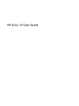 HP Envy 15 User Guide