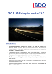 BDO P11D Enterprise version 21.0