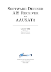 Software Defined AIS receiver for AAUSAT3