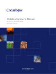 MoteConfig User`s Manual