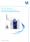 Milli-Q® Reference Water Purification System