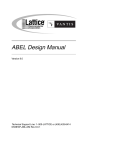 ABEL Design Manual
