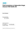 Field Installation of Adjustable SC PAPI Baffle Kit