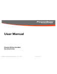 988720UMPB - PowerBoss Phoenix22 User Manual