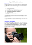 Digital SLR Sensor Cleaning for Beginners August 08