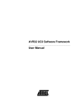 AVR32 UC3 Software Framework User Manual