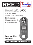 Reed LM-8000 User Manual