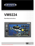 Jensen VM9224R User Guide Manual - CaRadio
