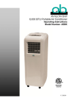 8,000 BTU Portable Air Conditioner