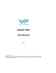 MultiAP 700G User Manual