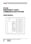 EVC40 User - Protec Fire Detection